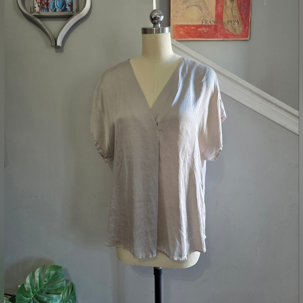 Mint Velvet Silk Viscose Blouse Large